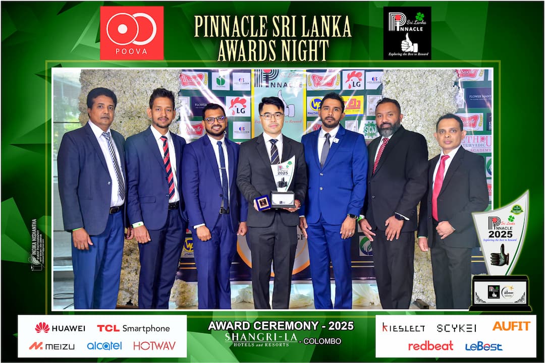 Poova Holdings Honoured as Most Outstanding Mobile Phone Import & Distribution Company of the Year 2025 at Pinnacle Sri Lanka.